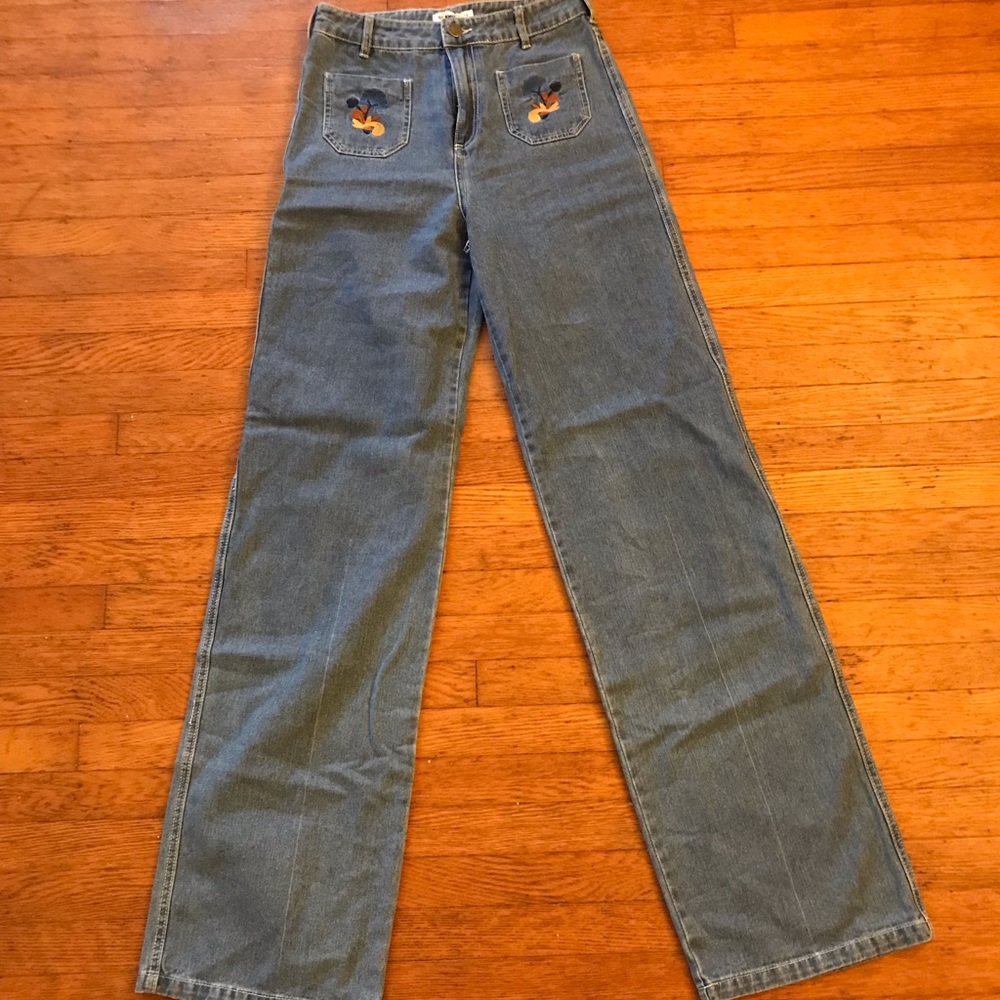 ASOS Tall Wide leg, high waisted jeans